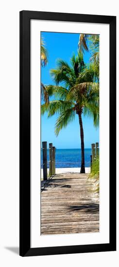 Boardwalk on the Beach - Key West - Florida-Philippe Hugonnard-Framed Photographic Print