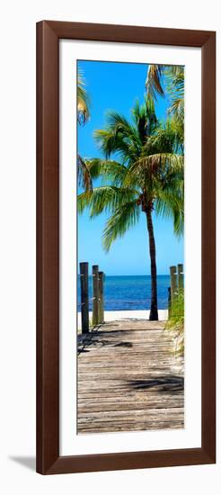 Boardwalk on the Beach - Key West - Florida-Philippe Hugonnard-Framed Photographic Print