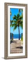 Boardwalk on the Beach - Key West - Florida-Philippe Hugonnard-Framed Photographic Print