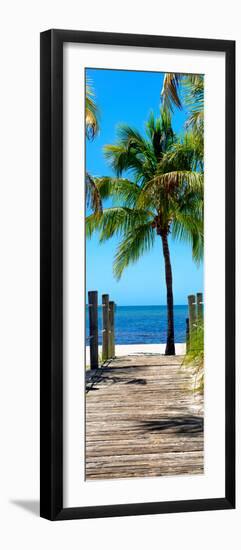 Boardwalk on the Beach - Key West - Florida-Philippe Hugonnard-Framed Photographic Print