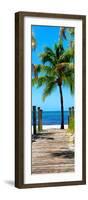 Boardwalk on the Beach - Key West - Florida-Philippe Hugonnard-Framed Premium Photographic Print