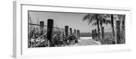 Boardwalk on the Beach - Key West - Florida-Philippe Hugonnard-Framed Photographic Print