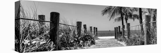 Boardwalk on the Beach - Key West - Florida-Philippe Hugonnard-Stretched Canvas