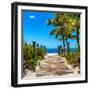 Boardwalk on the Beach - Key West - Florida-Philippe Hugonnard-Framed Photographic Print