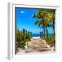 Boardwalk on the Beach - Key West - Florida-Philippe Hugonnard-Framed Photographic Print