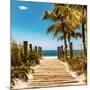 Boardwalk on the Beach - Key West - Florida-Philippe Hugonnard-Mounted Photographic Print