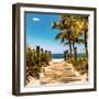 Boardwalk on the Beach - Key West - Florida-Philippe Hugonnard-Framed Photographic Print