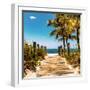 Boardwalk on the Beach - Key West - Florida-Philippe Hugonnard-Framed Photographic Print