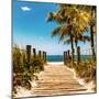 Boardwalk on the Beach - Key West - Florida-Philippe Hugonnard-Mounted Photographic Print