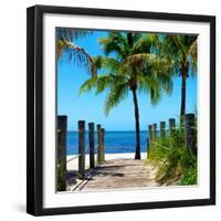 Boardwalk on the Beach - Key West - Florida-Philippe Hugonnard-Framed Photographic Print