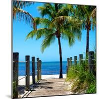 Boardwalk on the Beach - Key West - Florida-Philippe Hugonnard-Mounted Photographic Print