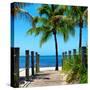 Boardwalk on the Beach - Key West - Florida-Philippe Hugonnard-Stretched Canvas