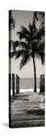 Boardwalk on the Beach - Key West - Florida-Philippe Hugonnard-Stretched Canvas