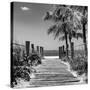 Boardwalk on the Beach - Key West - Florida-Philippe Hugonnard-Stretched Canvas