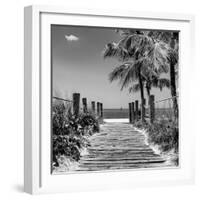 Boardwalk on the Beach - Key West - Florida-Philippe Hugonnard-Framed Photographic Print