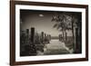 Boardwalk on the Beach - Key West - Florida-Philippe Hugonnard-Framed Photographic Print