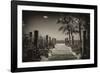 Boardwalk on the Beach - Key West - Florida-Philippe Hugonnard-Framed Photographic Print