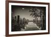 Boardwalk on the Beach - Key West - Florida-Philippe Hugonnard-Framed Photographic Print