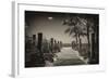 Boardwalk on the Beach - Key West - Florida-Philippe Hugonnard-Framed Photographic Print