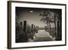 Boardwalk on the Beach - Key West - Florida-Philippe Hugonnard-Framed Photographic Print