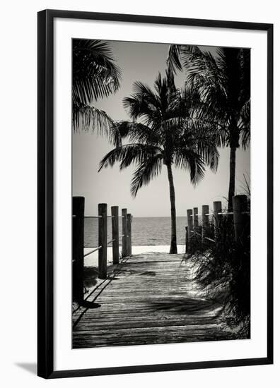 Boardwalk on the Beach - Key West - Florida-Philippe Hugonnard-Framed Photographic Print