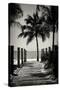 Boardwalk on the Beach - Key West - Florida-Philippe Hugonnard-Stretched Canvas