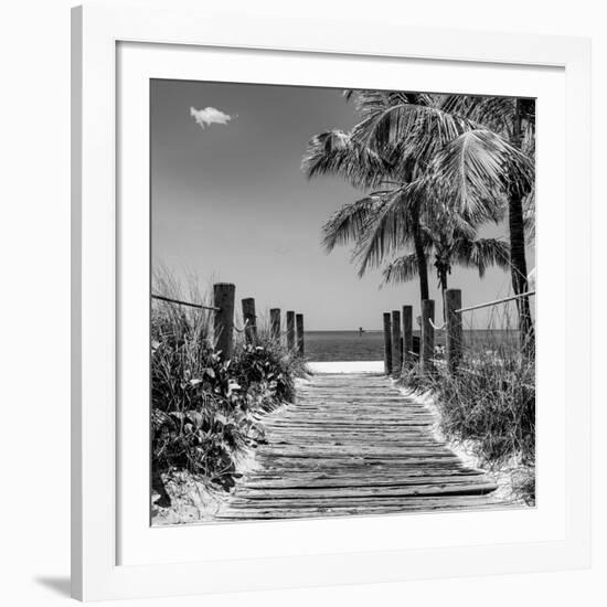 Boardwalk on the Beach - Key West - Florida-Philippe Hugonnard-Framed Giclee Print