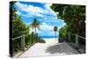 Boardwalk on the Beach - Miami - Florida - United States-Philippe Hugonnard-Stretched Canvas