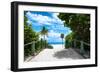 Boardwalk on the Beach - Miami - Florida - United States-Philippe Hugonnard-Framed Photographic Print