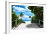 Boardwalk on the Beach - Miami - Florida - United States-Philippe Hugonnard-Framed Photographic Print