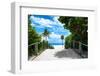 Boardwalk on the Beach - Miami - Florida - United States-Philippe Hugonnard-Framed Photographic Print