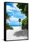 Boardwalk on the Beach - Miami - Florida - United States-Philippe Hugonnard-Framed Stretched Canvas