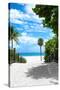 Boardwalk on the Beach - Miami - Florida - United States-Philippe Hugonnard-Stretched Canvas