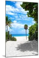 Boardwalk on the Beach - Miami - Florida - United States-Philippe Hugonnard-Mounted Premium Photographic Print