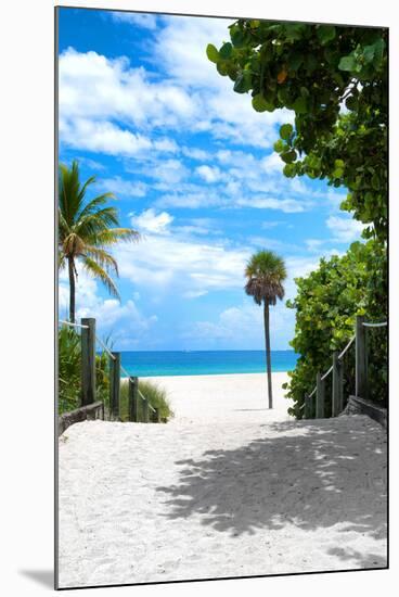 Boardwalk on the Beach - Miami - Florida - United States-Philippe Hugonnard-Mounted Premium Photographic Print