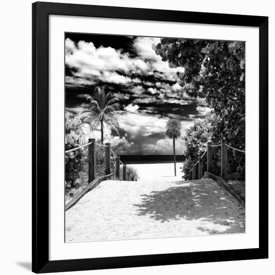 Boardwalk on the Beach - Miami - Florida - United States-Philippe Hugonnard-Framed Photographic Print