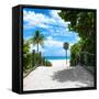 Boardwalk on the Beach - Miami - Florida - United States-Philippe Hugonnard-Framed Stretched Canvas