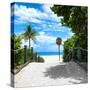 Boardwalk on the Beach - Miami - Florida - United States-Philippe Hugonnard-Stretched Canvas