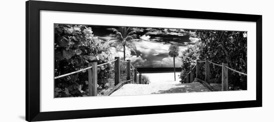 Boardwalk on the Beach - Miami - Florida - United States-Philippe Hugonnard-Framed Photographic Print