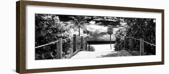 Boardwalk on the Beach - Miami - Florida - United States-Philippe Hugonnard-Framed Photographic Print