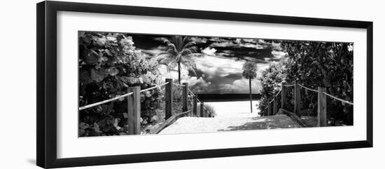 Boardwalk on the Beach - Miami - Florida - United States-Philippe Hugonnard-Framed Photographic Print