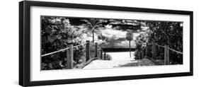 Boardwalk on the Beach - Miami - Florida - United States-Philippe Hugonnard-Framed Photographic Print