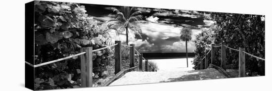 Boardwalk on the Beach - Miami - Florida - United States-Philippe Hugonnard-Stretched Canvas