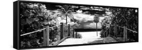 Boardwalk on the Beach - Miami - Florida - United States-Philippe Hugonnard-Framed Stretched Canvas