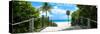 Boardwalk on the Beach - Miami - Florida - United States-Philippe Hugonnard-Stretched Canvas