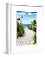 Boardwalk on the Beach - Miami - Florida-Philippe Hugonnard-Framed Photographic Print