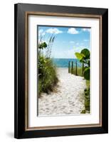 Boardwalk on the Beach - Miami - Florida-Philippe Hugonnard-Framed Photographic Print