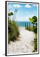 Boardwalk on the Beach - Miami - Florida-Philippe Hugonnard-Framed Premium Photographic Print