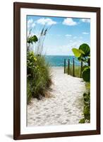 Boardwalk on the Beach - Miami - Florida-Philippe Hugonnard-Framed Premium Photographic Print