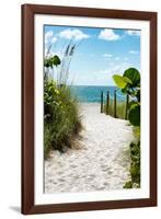 Boardwalk on the Beach - Miami - Florida-Philippe Hugonnard-Framed Photographic Print